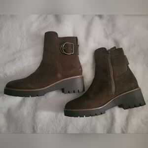 Blondo Dark Brown Ankle Booties